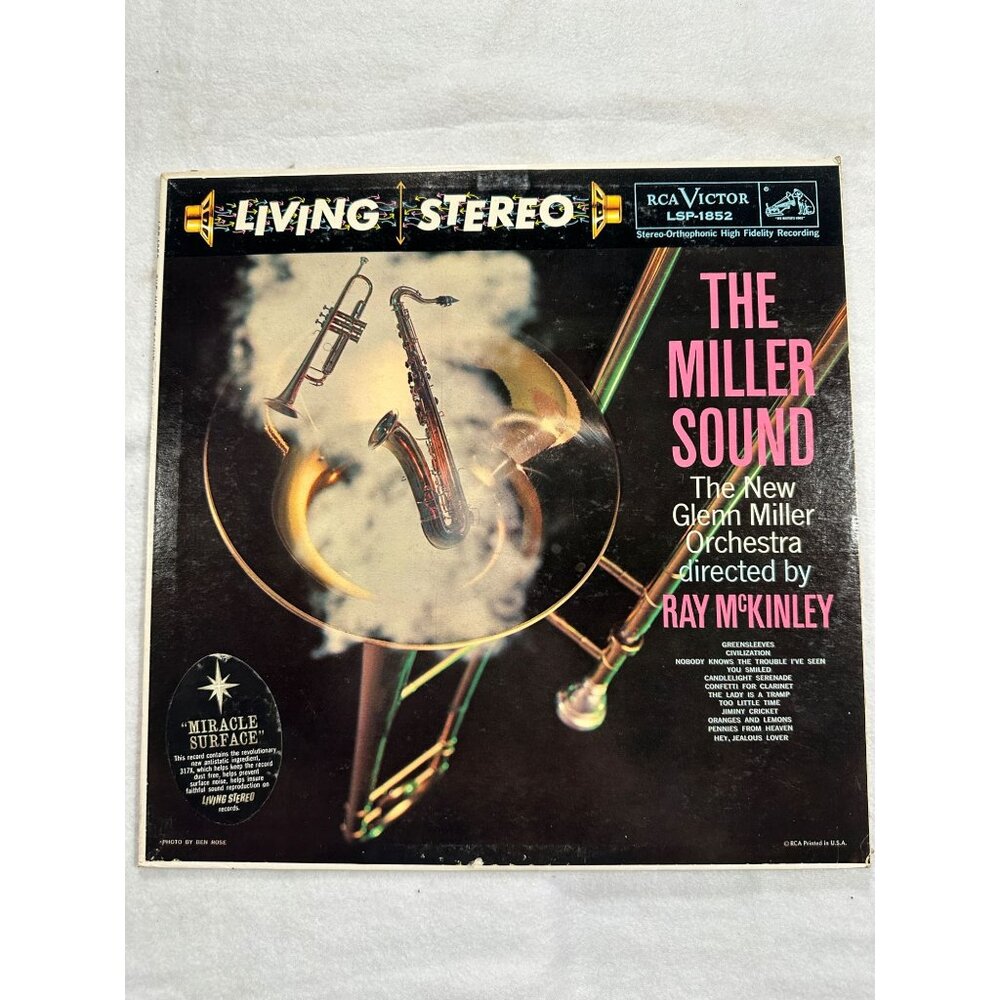 The Miller Sound The New Glenn Miller Orchestra Ray McKinley Vinyl LP RCA 33RPM